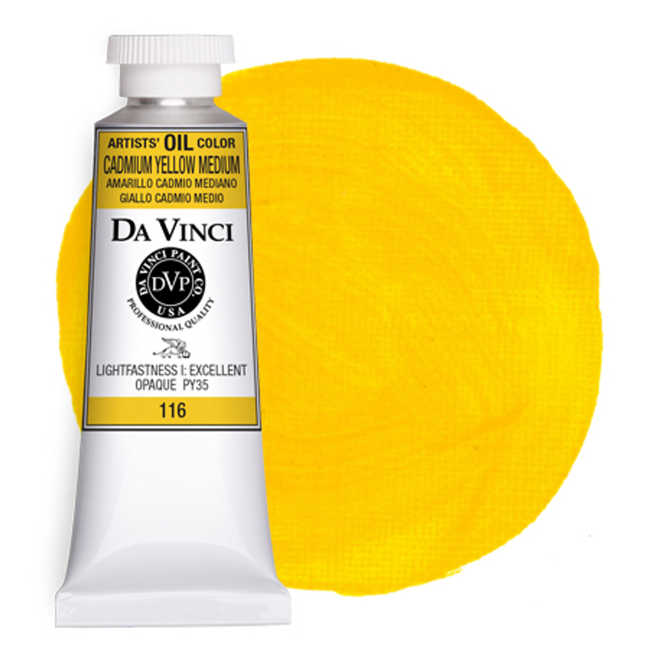 Cadmium Yellow Medium (37mL Oil Paint)